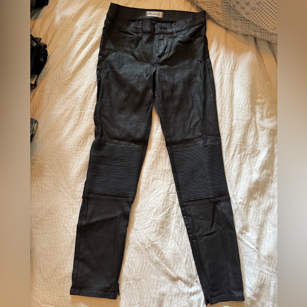 Madewell leather style pants